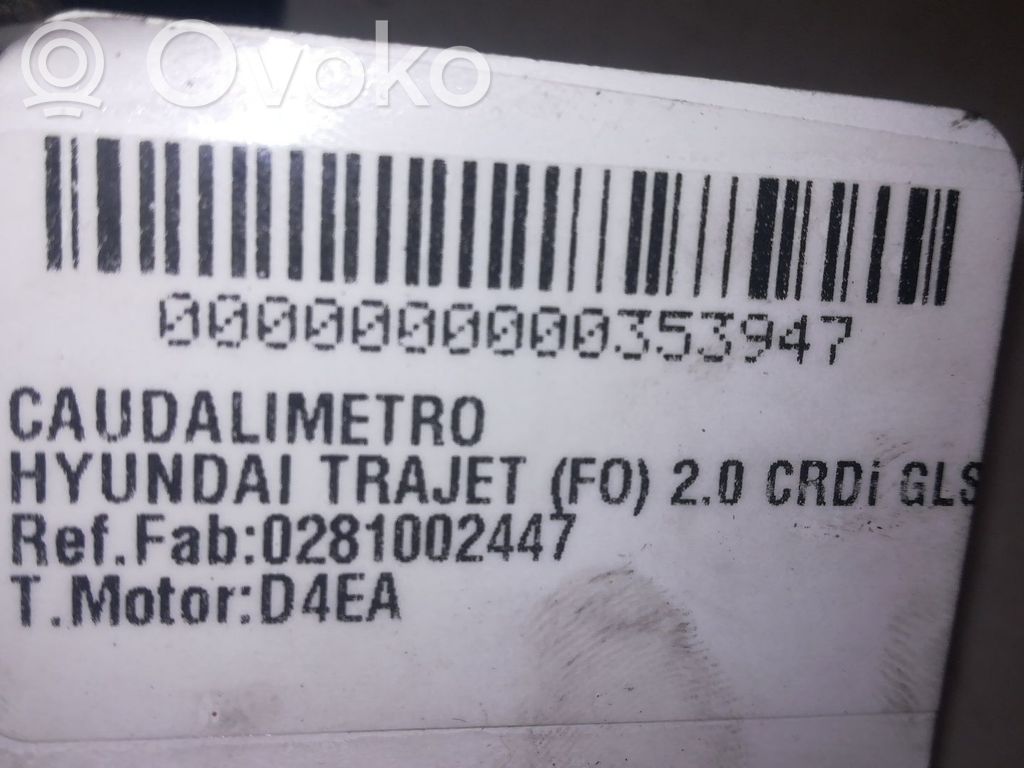 Hyundai Trajet Debitmetru aer