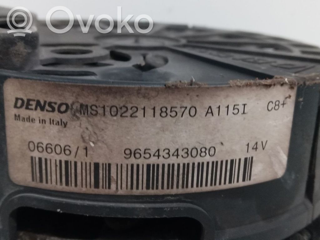 Alternator   9654343080
