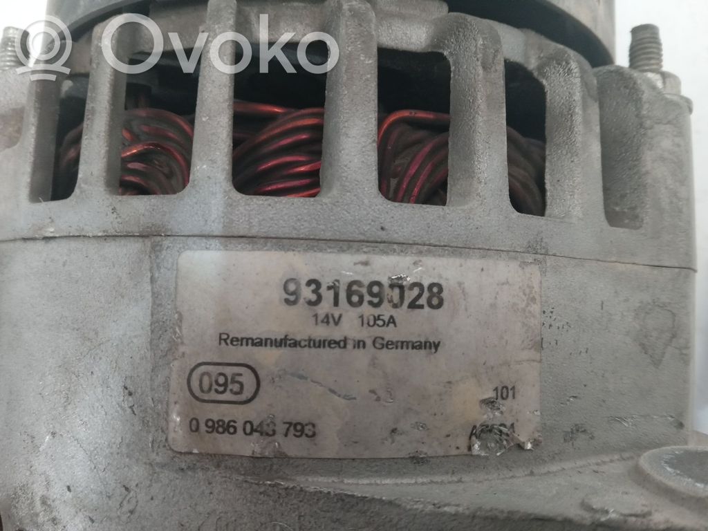 Alternator   93169028