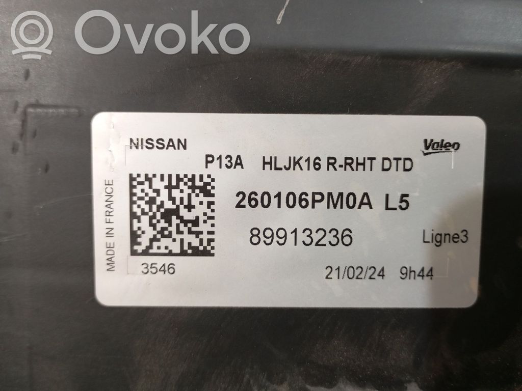 Nissan Juke II F16 Faro/fanale