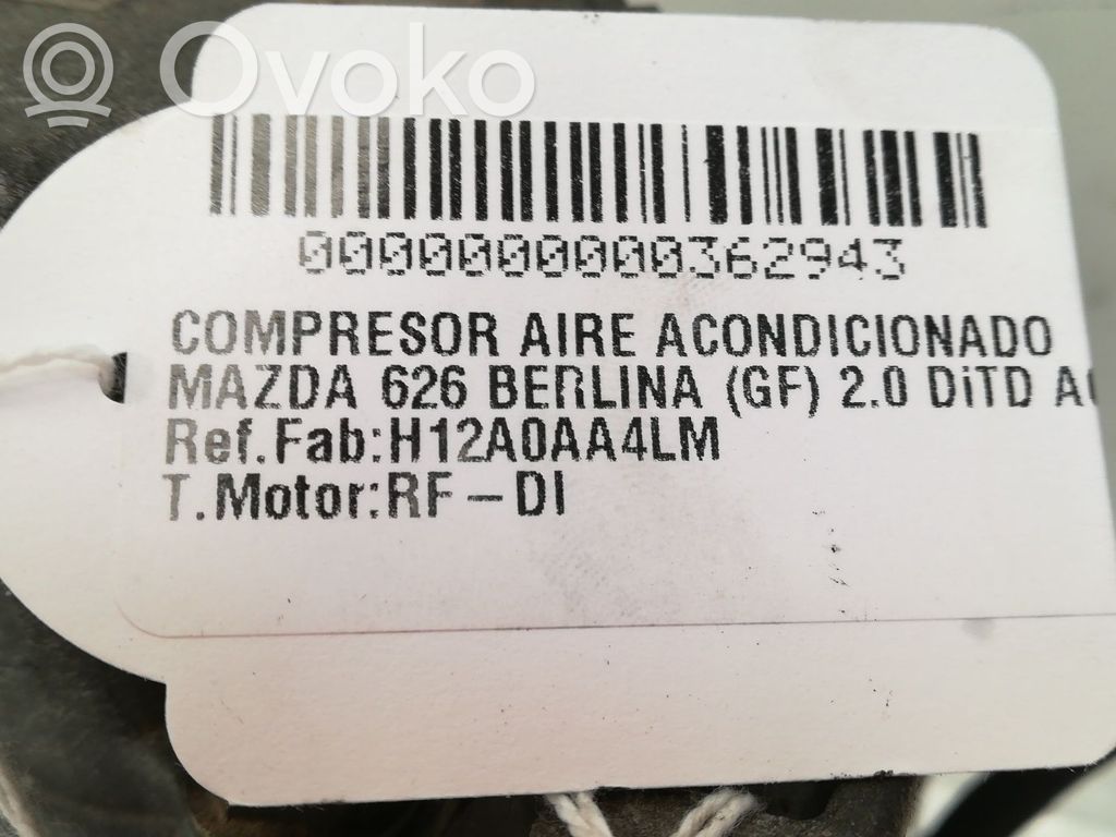 Compresor (bomba) del aire acondicionado (A/C))   H12A0AA4LM