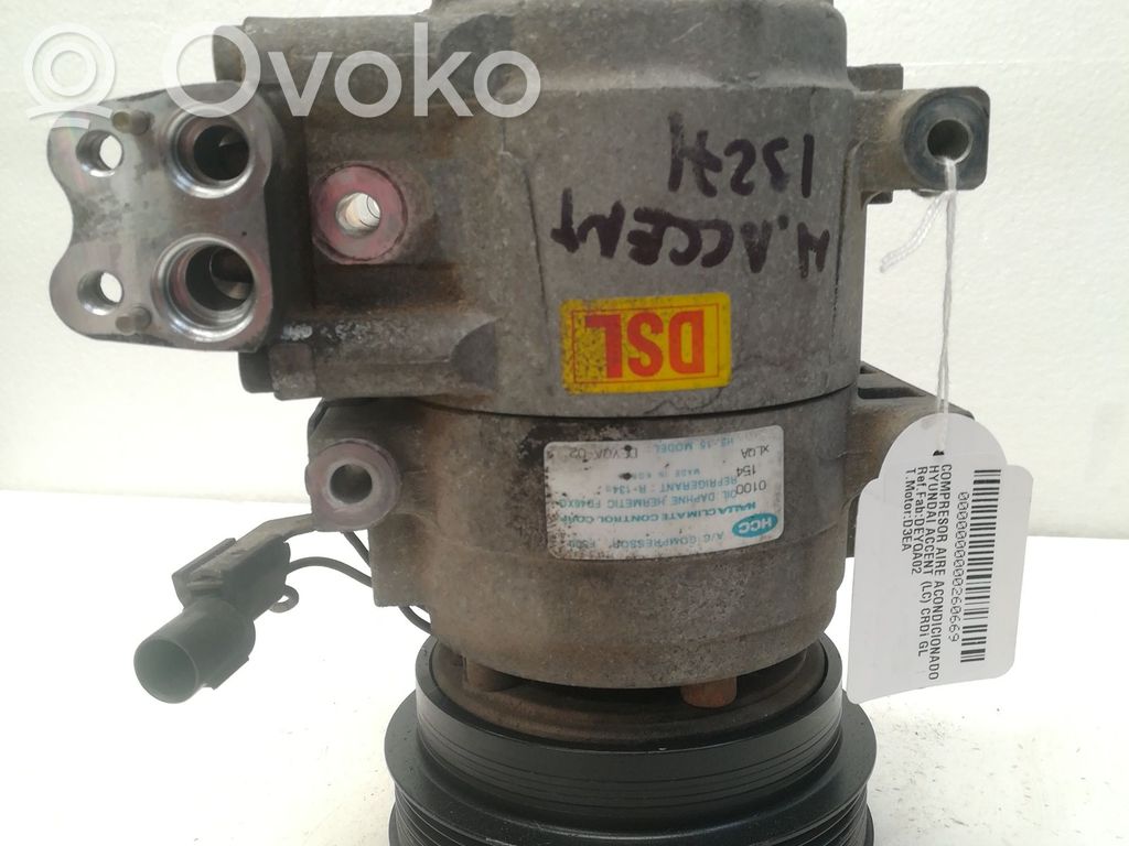 Hyundai Accent Klimakompressor Pumpe 
