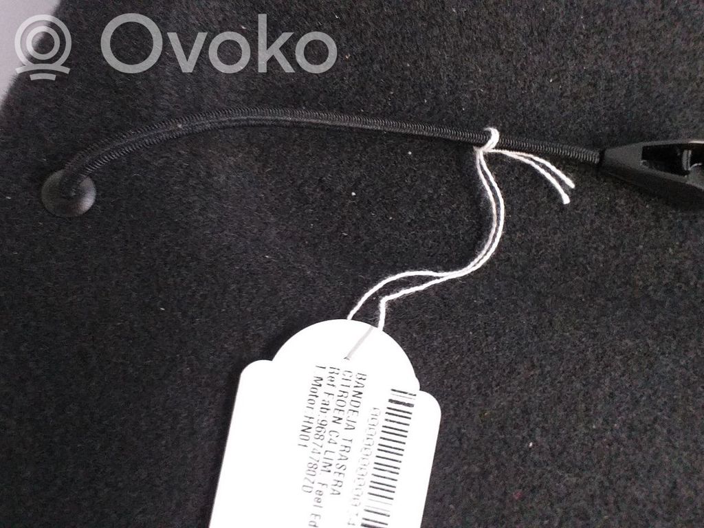 Citroen C4 II Półka tylna bagażnika 
