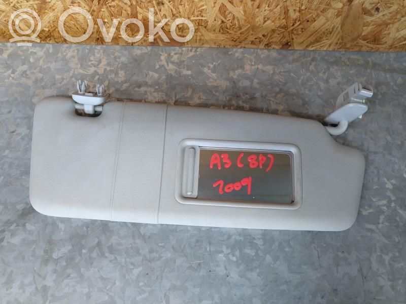 Audi A3 S3 A3 Sportback 8P Sun visor 