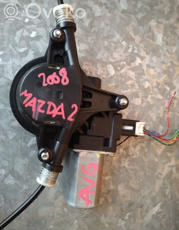 Mazda 2 Front door window regulator with motor 