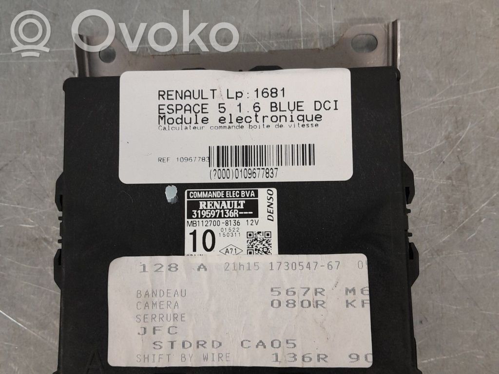 Renault Espace V (RFC) Other control units/modules 