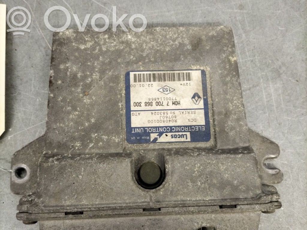 Engine control unit/module   7700114868