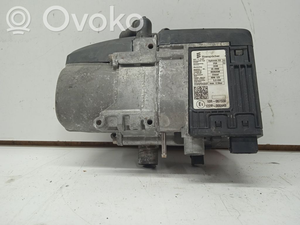 Ford Transit Custom Auxiliary pre-heater (Webasto) 