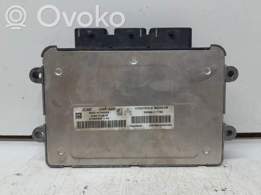 Peugeot 1007 Engine control unit/module 