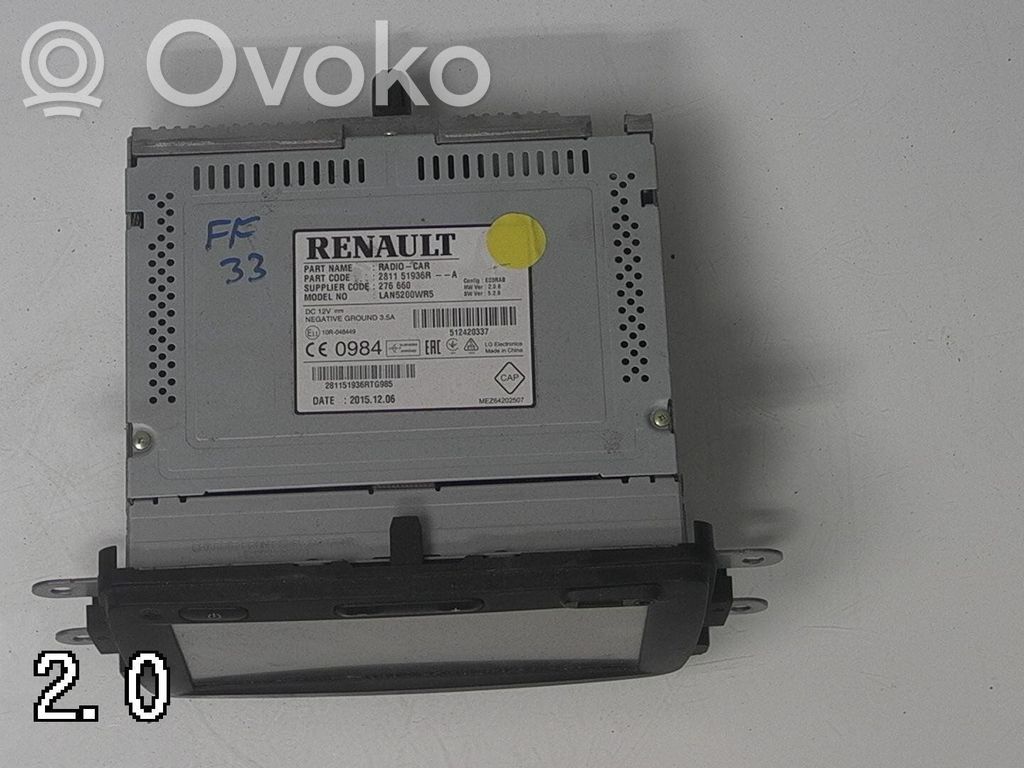 Dacia Sandero Moduł / Sterownik GPS 