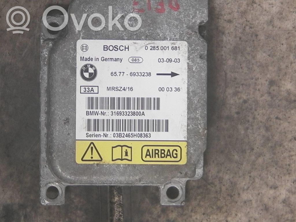 Airbag control unit/module   31693323800A