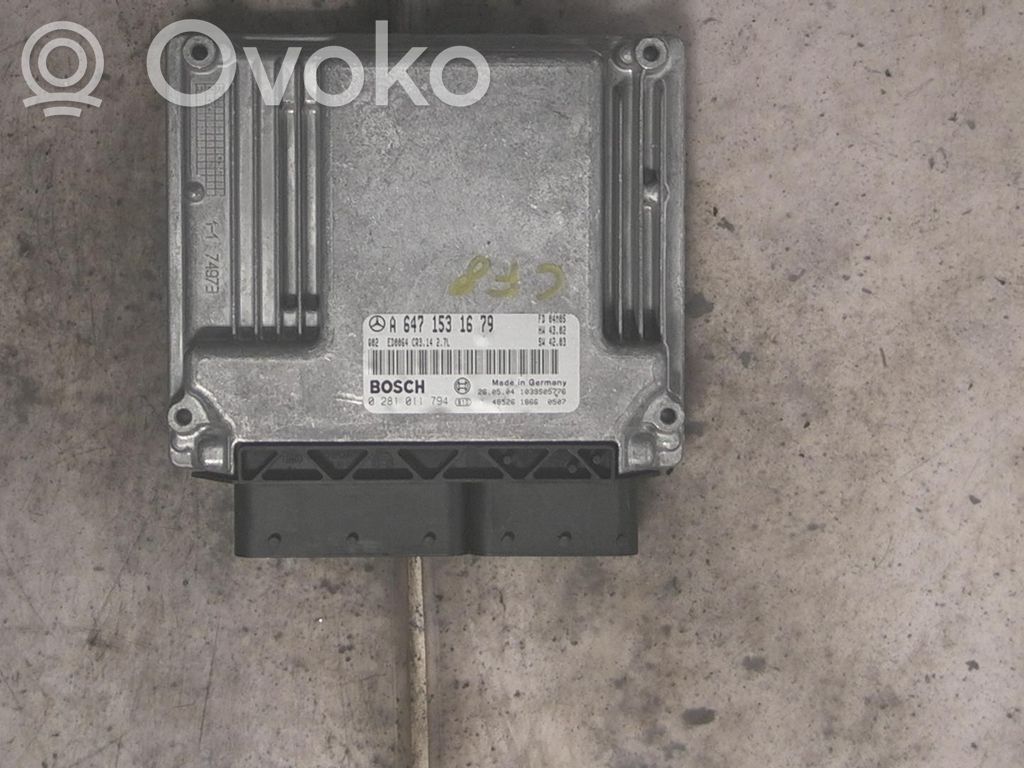 Mercedes-Benz E W211 Engine control unit/module 