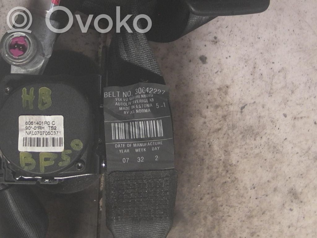 Volvo C30 Etuistuimen turvavyön solki 