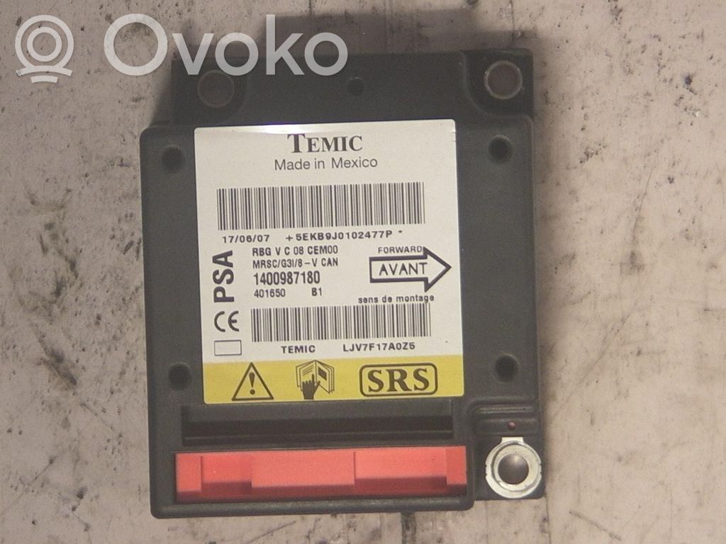 Citroen C8 Airbag control unit/module 
