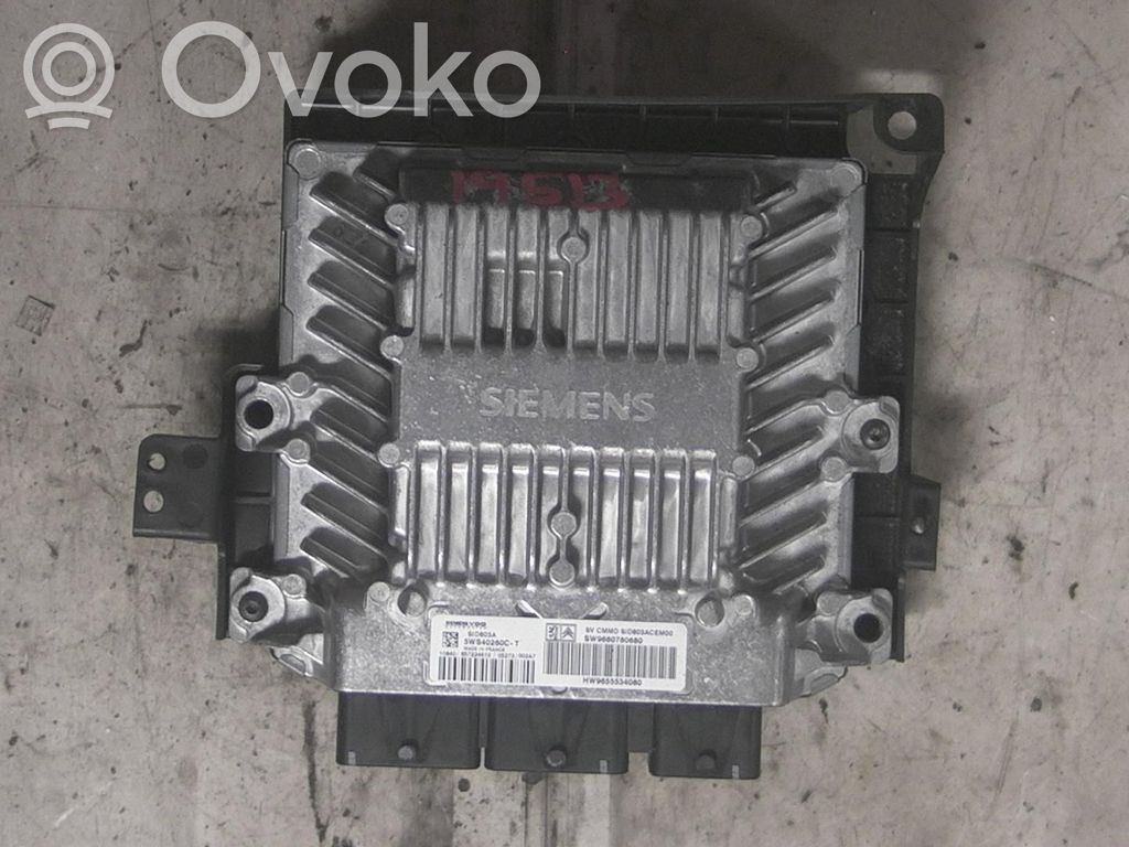Engine control unit/module   SW9660780680