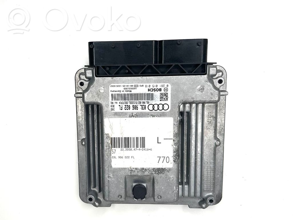 Engine control unit/module ECU   03L906022FL