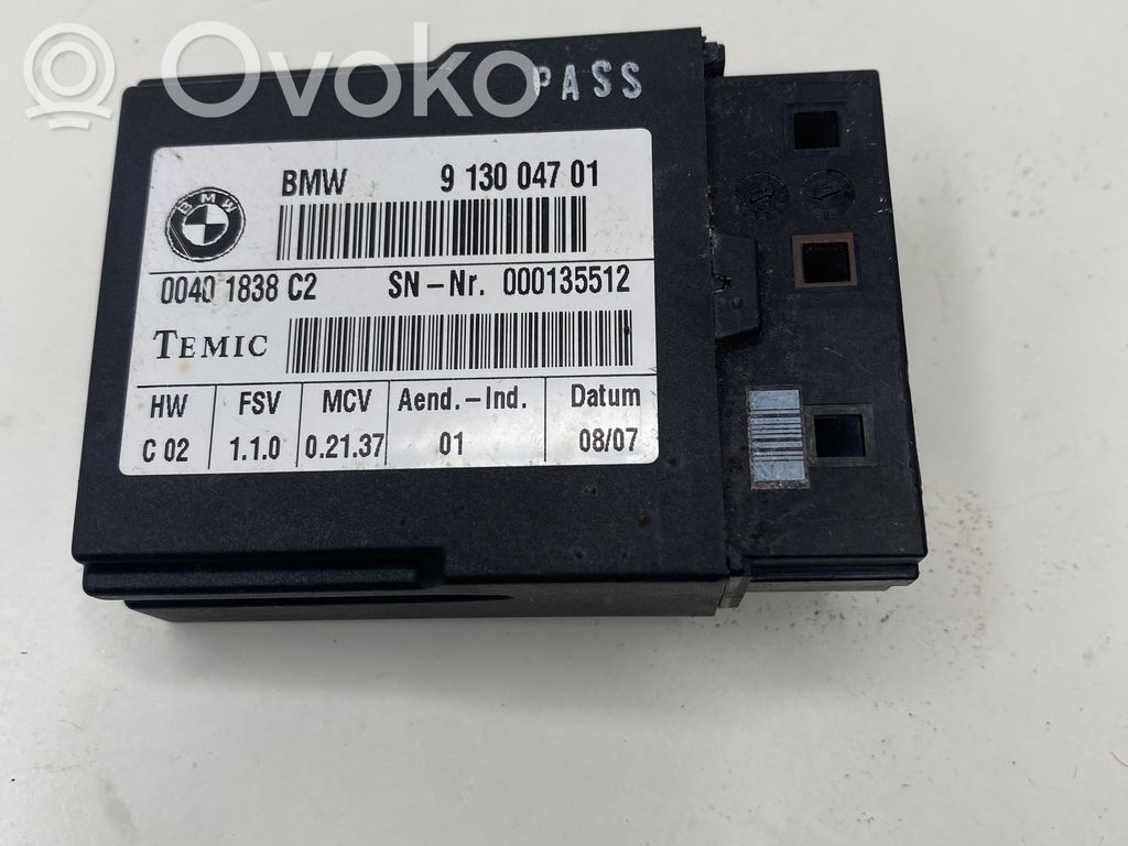BMW 3 E92 E93 Seat belt warning relay 