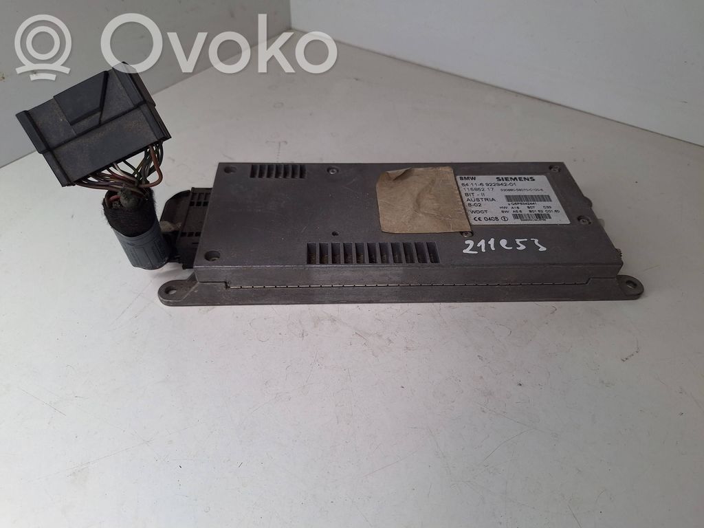 BMW X5 E53 Sterownik / Moduł sterujący telefonem 
