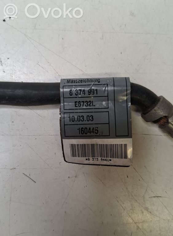 BMW 3 E46 Negative earth cable (battery) 