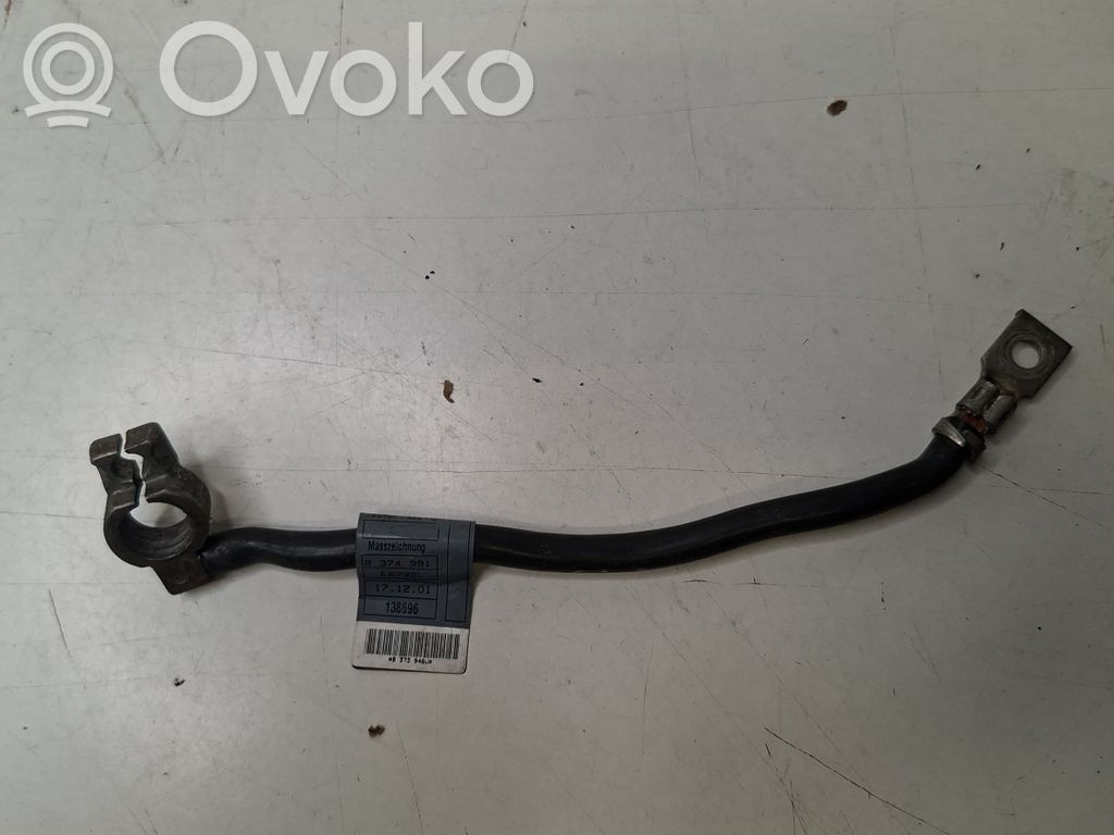 BMW 3 E46 Negative earth cable (battery) 