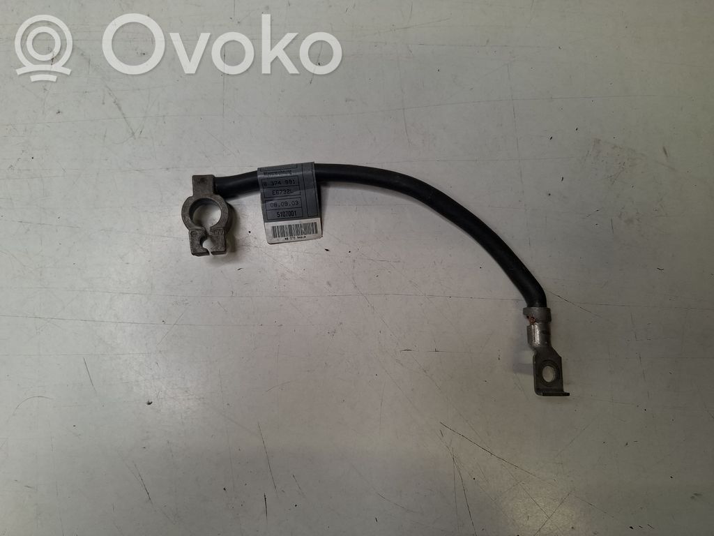 Negative earth cable (battery)   8374991,E6732L,5107001