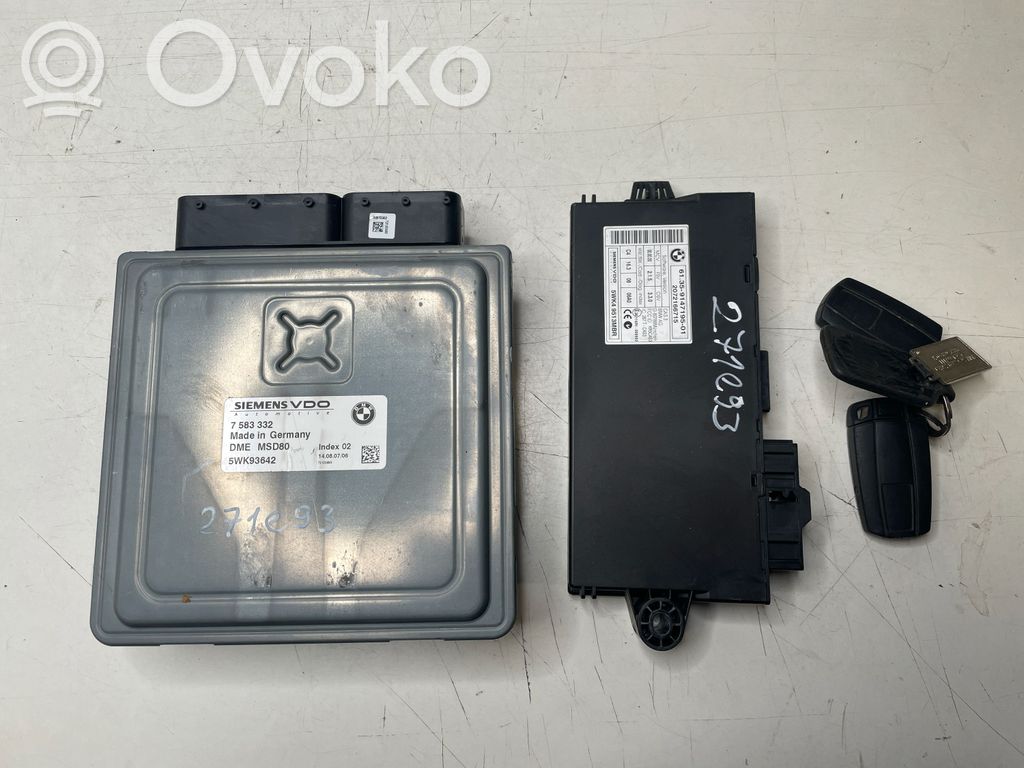 BMW 3 E92 E93 Engine ECU kit and lock set 