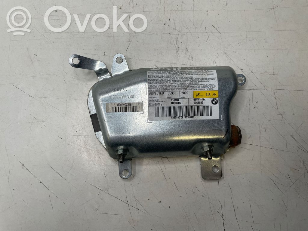 BMW 5 E60 E61 Airbag portiera anteriore 