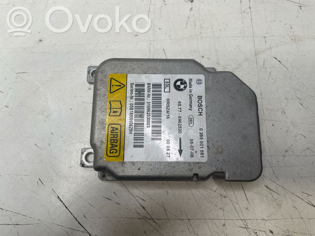 Unidad de control/módulo del Airbag   0285001681,316962530003