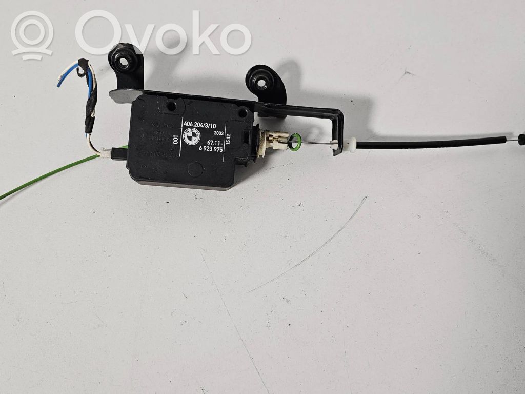 BMW 5 E60 E61 Verrouillage du bouchon du réservoir de carburant 