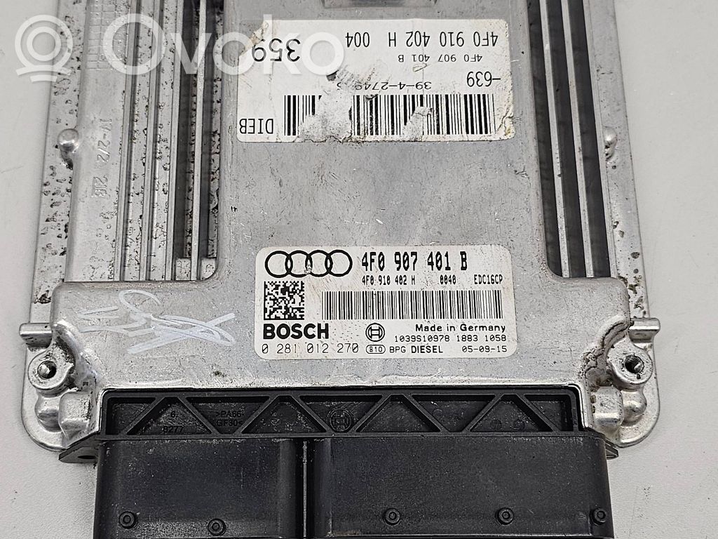 Audi A6 S6 C6 4F Engine control unit/module 