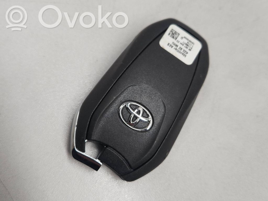 Toyota ProAce Max Klucz / Karta zapłonu 