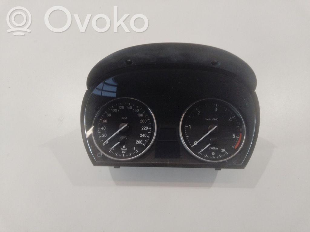 BMW 3 E90 E91 Speedometer (instrument cluster) 