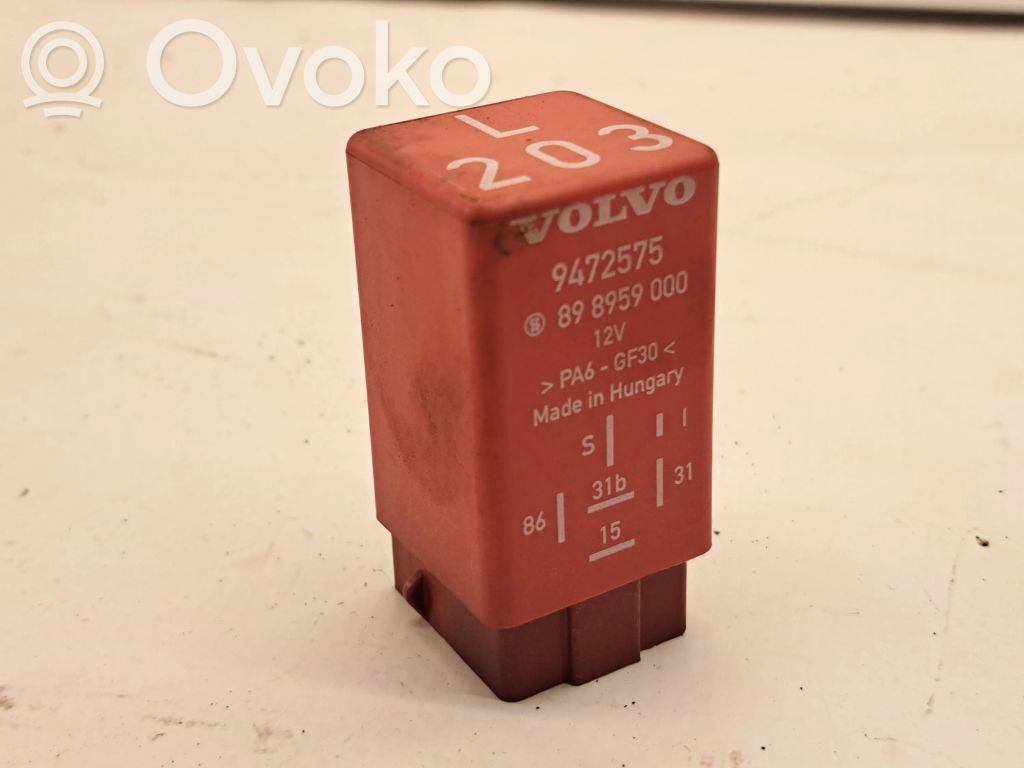 Volvo S70  V70  V70 XC Window wiper relay 