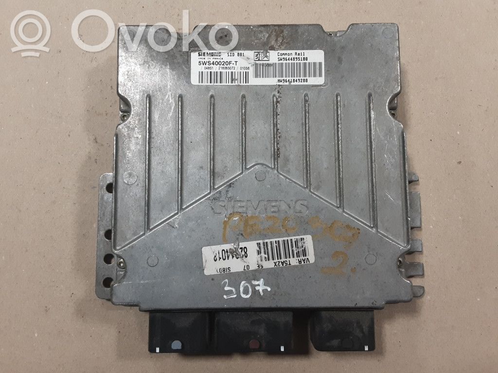 Peugeot 307 Engine control unit/module 