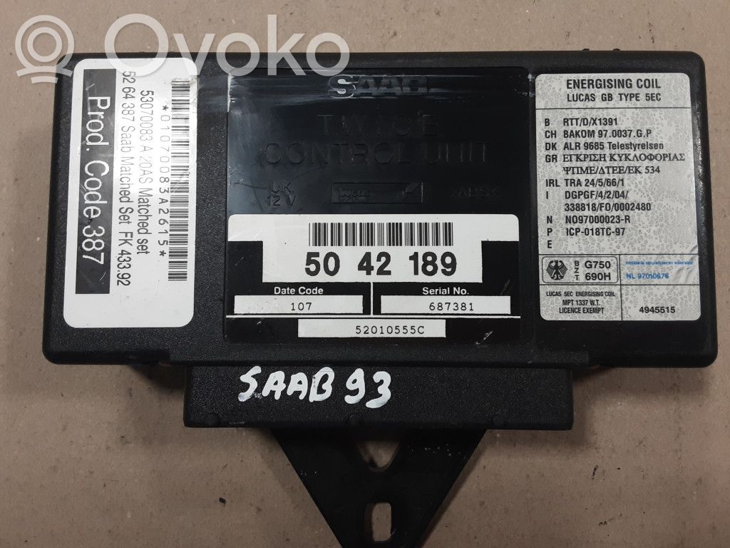 Saab 9-3 Ver2 Komforto modulis 
