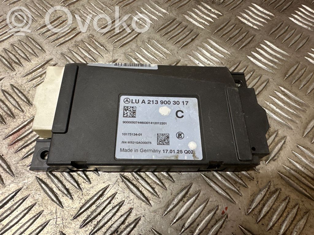 Mercedes-Benz E W213 Combustion control unit/module 