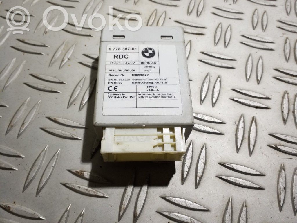 BMW 7 E65 E66 Rengaspaineen anturi 