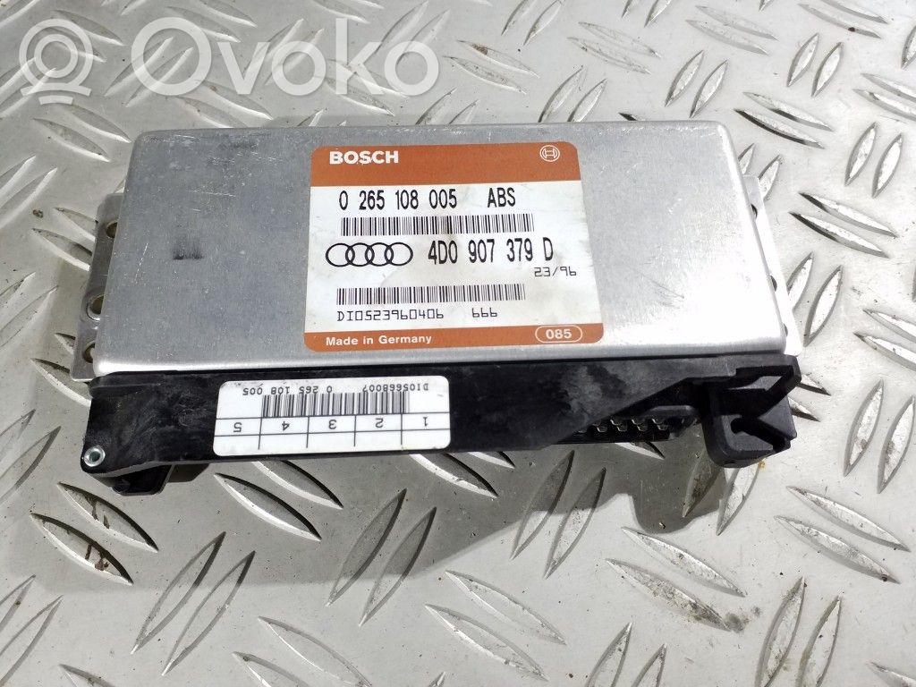ABS control unit/module   0265108005,4D0907379D