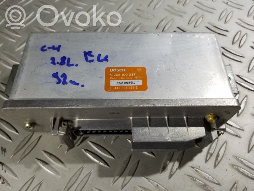 ABS control unit/module   0265100037,443907379C