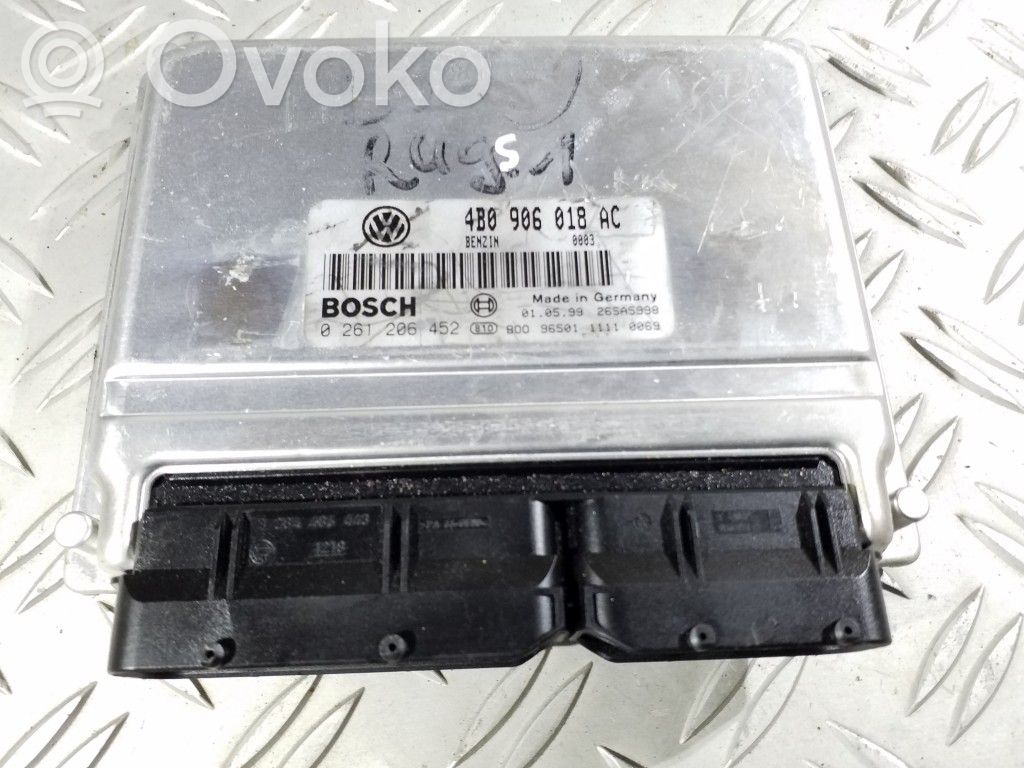 Engine control unit/module   4B0906018AC,0261206452,26SA5998