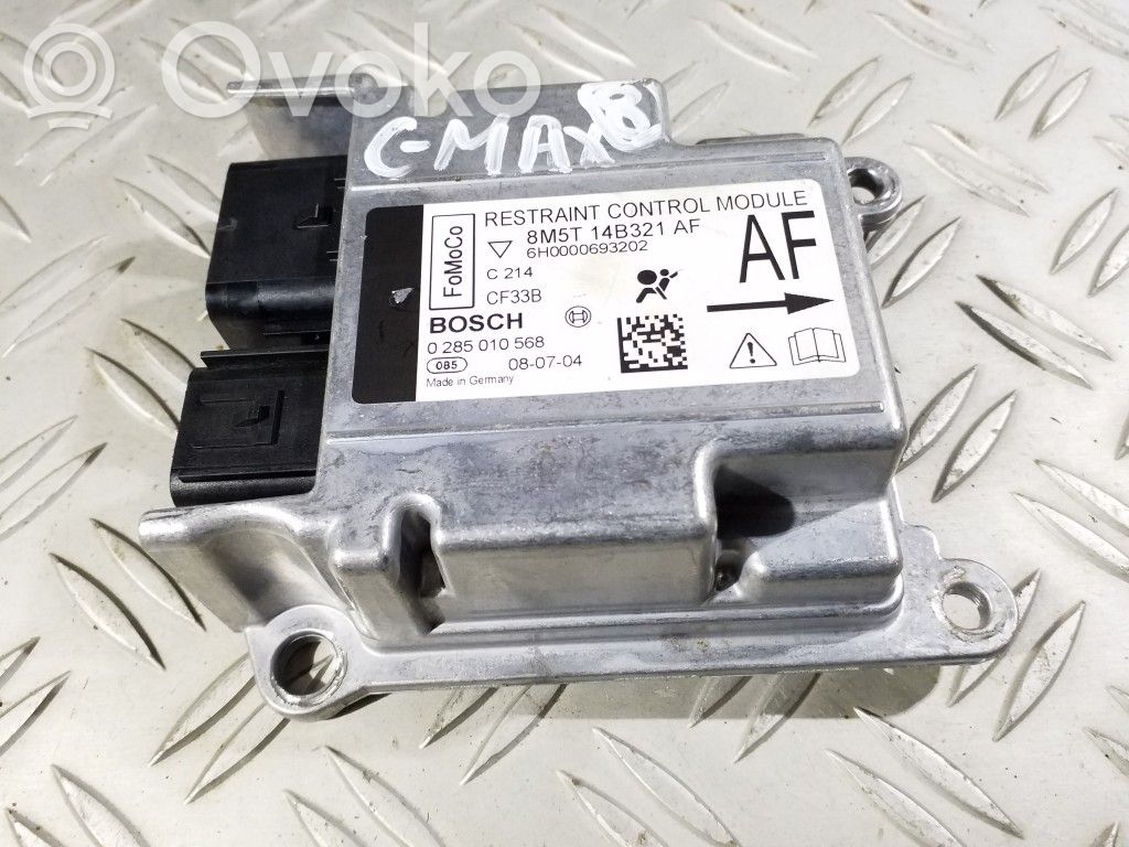 Airbag control unit/module   8M5T14B321AF,0285010568