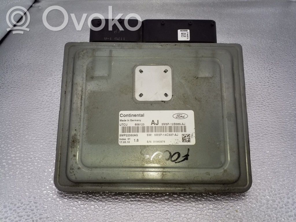 Engine control unit/module ECU   5M5P12B565AJ,5M5P14C337AJ,5WP22350AG