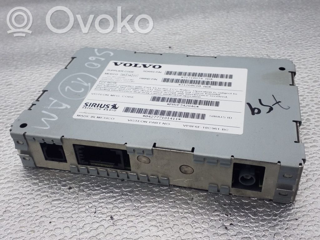 Volvo S60 Head unit multimedia control 