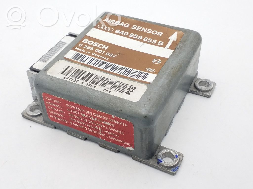 Airbag control unit/module   8A0959655B,0285001037