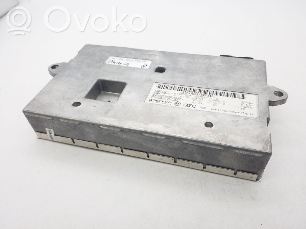 Audi Q7 4L Head unit multimedia control 
