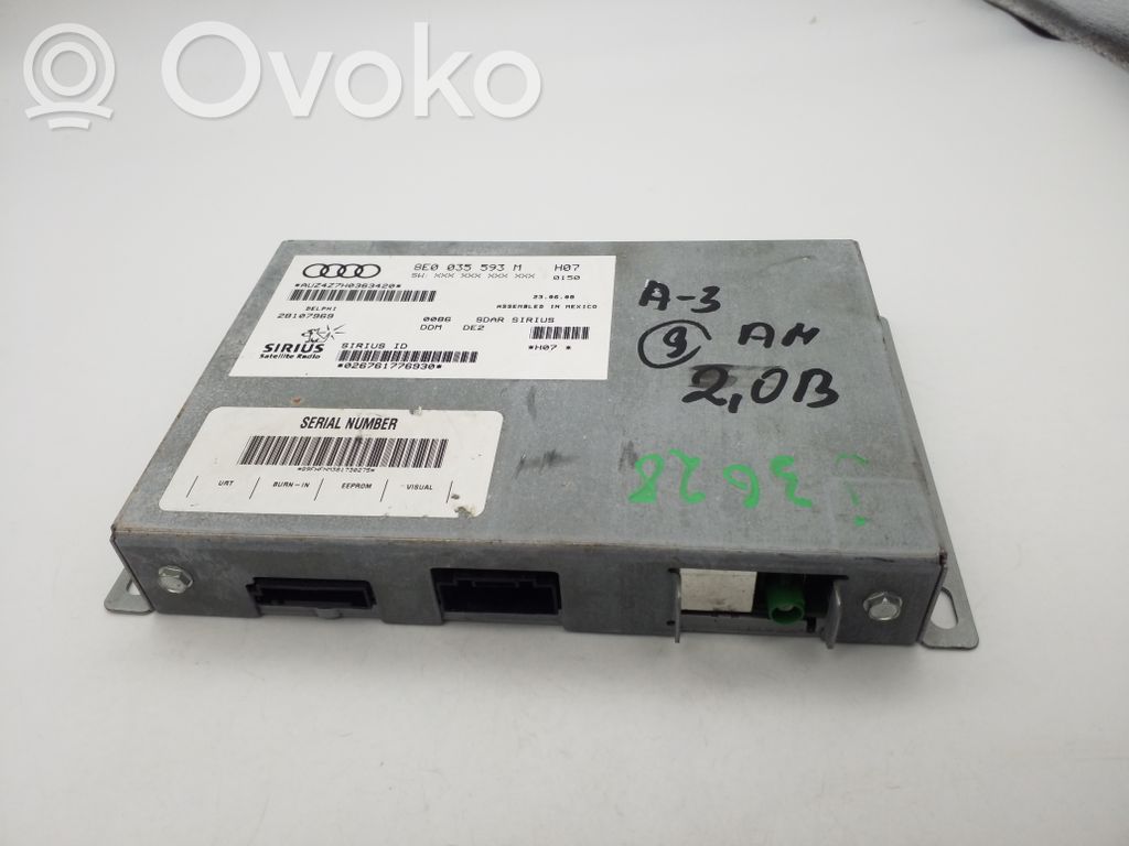 Head unit multimedia control   8E0035593M