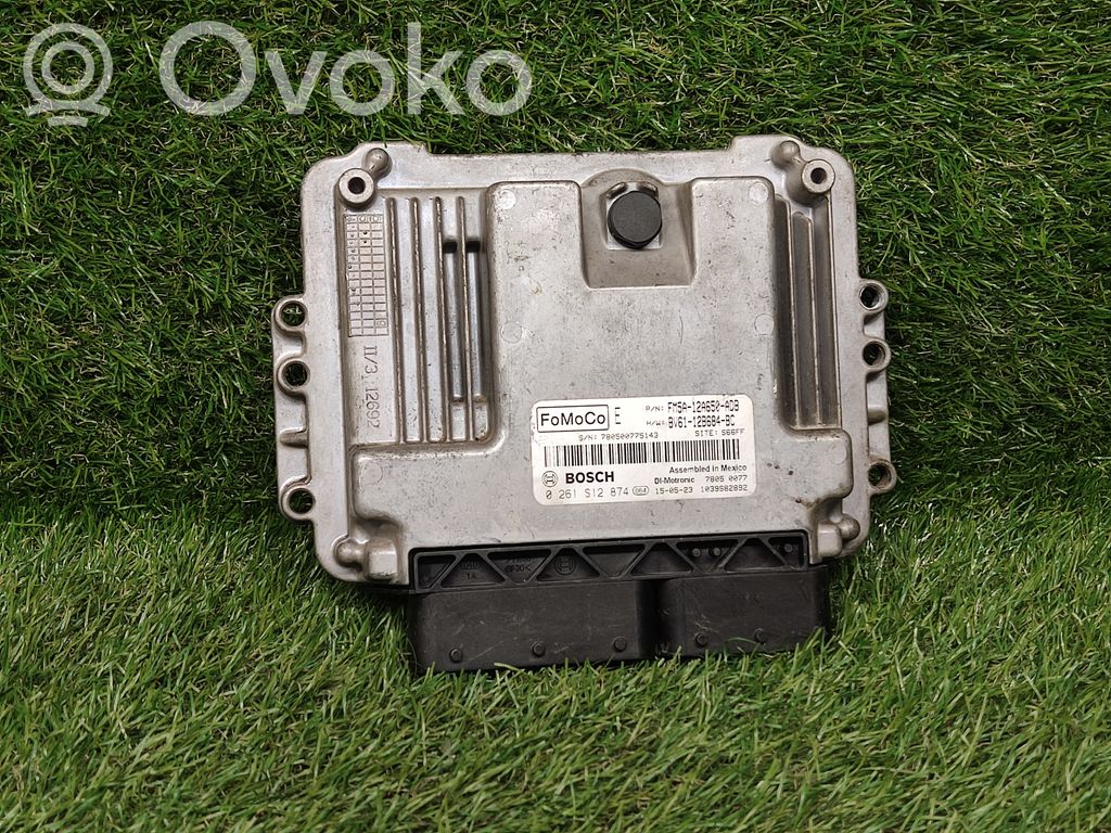 Engine control unit/module ECU   FM5A12A650ADB,BV6112B684BC,0261S12874