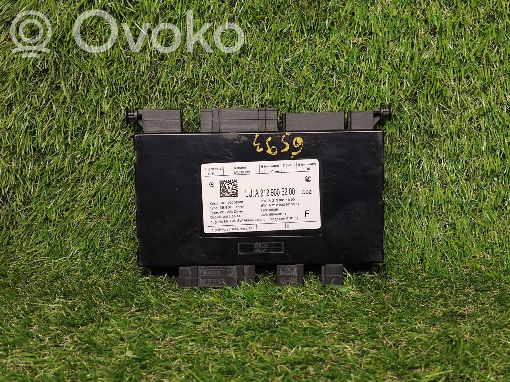 Module de commande de siège   A2129005200,A2129011600,A2129028700