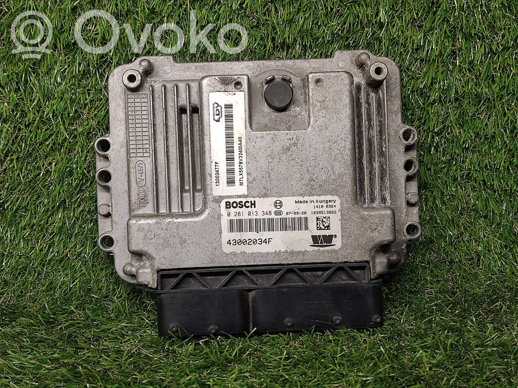 Engine control unit/module ECU   43002034F,0281013348