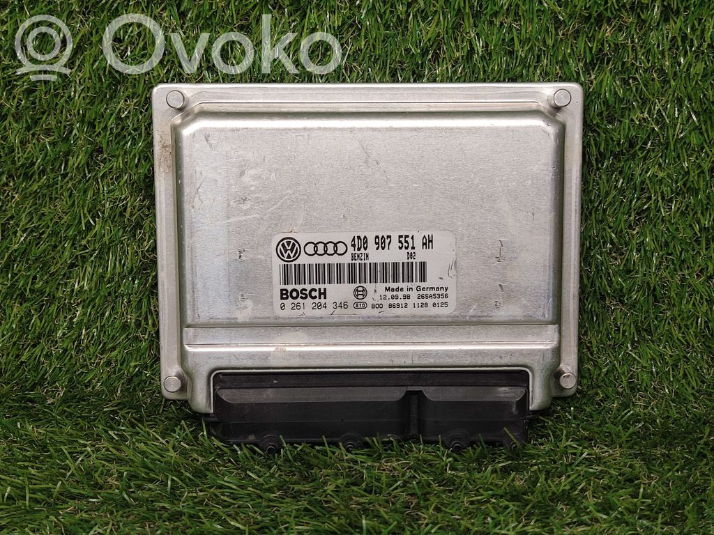 Engine control unit/module ECU   4D0907551AH,0261204346